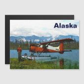 Carte Magnétique Floatplane De Havilland Beaver - Alaska (Devant / Derrière)