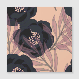 Carte Magnétique Floral abstract elegance, artistic background.