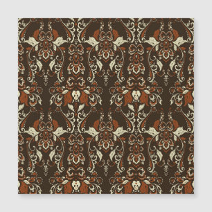 Carte Magnétique Floral baroque : Papier peint Vintage classique