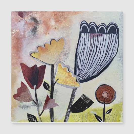 Carte magnétique Floral Fling 2 (Devant)