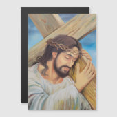 Carte Magnétique Foi chrétienne Jésus Christ (Devant / Derrière)