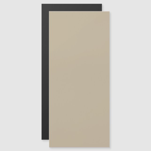 Carte Magnétique Fond beige clair doux – Conception de mariage (Devant / Derrière)
