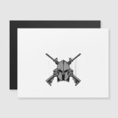 Carte Magnétique Force militaire (Devant / Derrière)