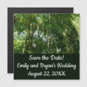 Carte Magnétique Forest of Palm Trees Tropical Nature (Devant / Derrière)