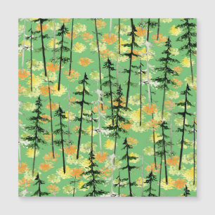 Carte Magnétique Forêt d'automne : Beauté naturelle incomparable