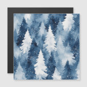 Carte Magnétique Forêt hivernale de Silent Pines (Devant / Derrière)