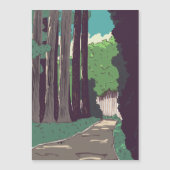 Carte Magnétique Forêt japonaise (Devant)