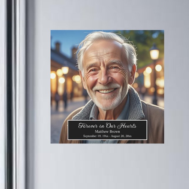 Carte Magnétique Forever in Our Hearts 1 Special Photo Keepsake (Créateur téléchargé)
