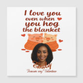 Carte Magnétique 'Forever Your Valentine' personalizedMagnetic Card (Devant)