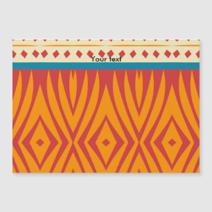 Carte Magnétique Formes dans de rétros couleurs