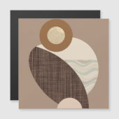 Carte Magnétique Formes de terre (Devant / Derrière)