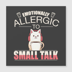 Carte Magnétique Formule amusante pour introvertis - émotions Sm