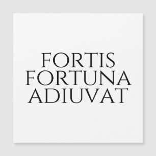 Carte Magnétique Fortis Fortuna Adiuvat
