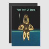 Carte Magnétique Fractal Inuit Hunter (Devant / Derrière)