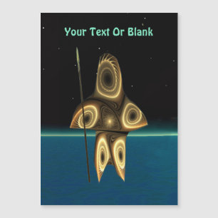 Carte Magnétique Fractal Inuit Hunter