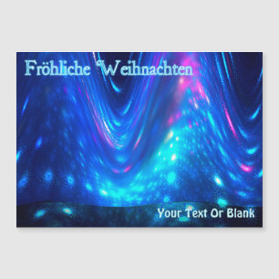 Carte Magnétique Fröhliche Weihnachten - Qaanaaq - Lumières du Nord