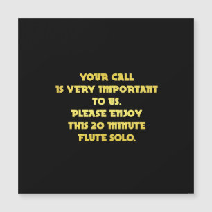 Carte Magnétique Funny Téléphone Service Clientèle Plaisanterie