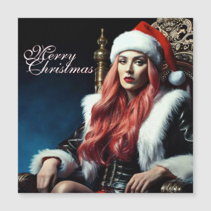 Carte Magnétique Fur & Leather Diva – Joyeux Noël