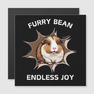 Carte Magnétique Furry Bean Joie infinie