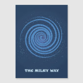 Carte Magnétique Galaxie de la Voie Lactée (Devant)