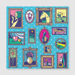 Carte Magnétique Galerie murale : collection d'images diverses