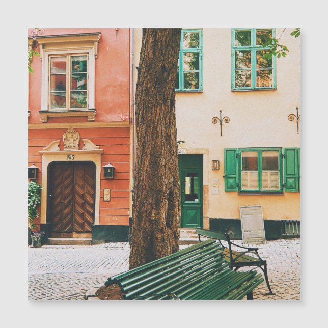 Carte Magnétique Gamla Stan, Vieille ville de Stockholm (Devant)