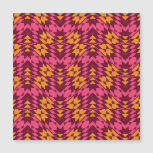 Carte Magnétique Géométrie intemporelle : Motif sans couture