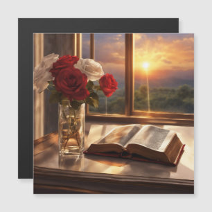 Carte Magnétique God First -Poster