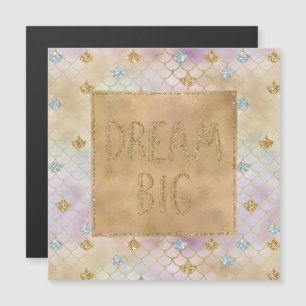 Carte Magnétique Gold Aqua Parties scintillant Dream Purple Sirène