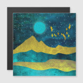 Carte Magnétique Golden Flock (Devant / Derrière)