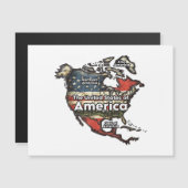 Carte Magnétique Golfe d'Amérique (Devant / Derrière)