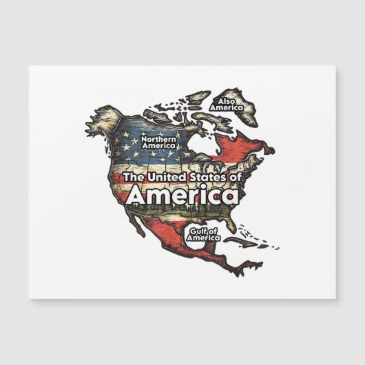 Carte Magnétique Golfe d'Amérique (Devant)