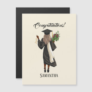 Carte Magnétique Graduation de l'aquarelle personnalisée (10)