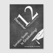 Carte Magnétique Graduation Moderne En Tableau Clavier Enregistrer  (Devant)