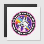 Carte Magnétique grand fan de l'espace (Devant / Derrière)