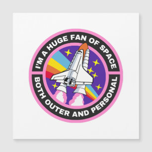Carte Magnétique grand fan de l'espace