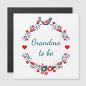 Carte Magnétique Grand-mère (Devant / Derrière)