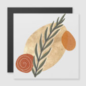 Carte Magnétique Green Stalk Boho (Devant / Derrière)