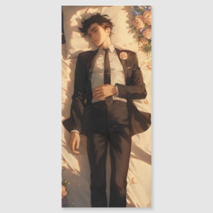 Carte Magnétique Groom couché Ikemen Anime