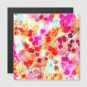 Carte Magnétique Grunge couleur point texture arrière - plan (Devant / Derrière)