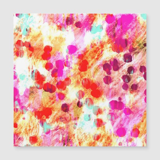 Carte Magnétique Grunge couleur point texture arrière - plan (Devant)