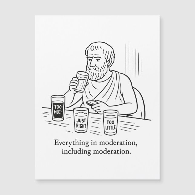 Carte Magnétique Guide d'Aristote à la modération (Devant)
