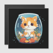 Carte Magnétique Guilty Kitty (Devant / Derrière)