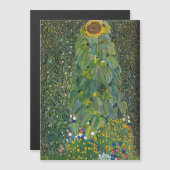 Carte Magnétique Gustav Klimt - Le tournesol (Devant / Derrière)