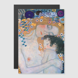 Carte Magnétique Gustav Klimt - Mère et Enfant