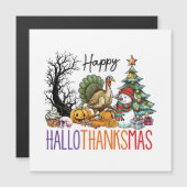 Carte Magnétique Hallothanksmas Clipart (Devant / Derrière)