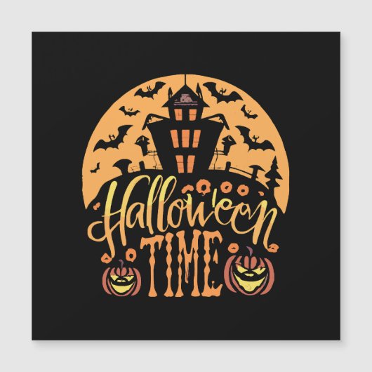 Carte Magnétique Halloween (Devant)