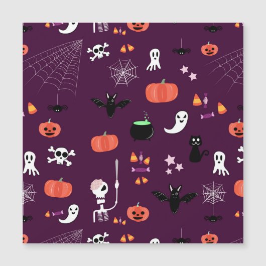 Carte Magnétique Halloween (Devant)
