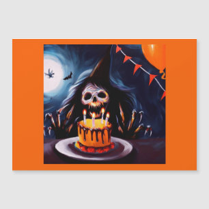 Carte Magnétique Halloween - Anniversaire 4