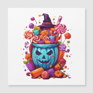 Carte Magnétique Halloween drôle 